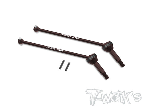 C-RC10-4WD-F Steel Front CVD Set ( For Team Associated RC10 4WD )2pcs.