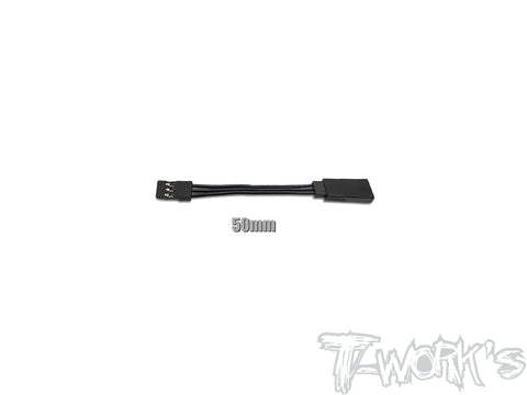 EA-043  Black Color Servo Extension with 22 AWG heavy wires 50/100/150/200/250/300mm  1pc