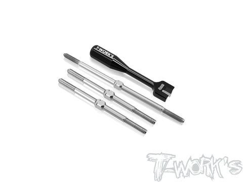TB-331 64 Titanium Turnbuckle Set( For Serpent F190 )