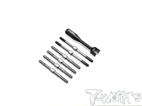 TB-336 64 Titanium Turnbuckle Set( For Tekno SCT4102.0 )