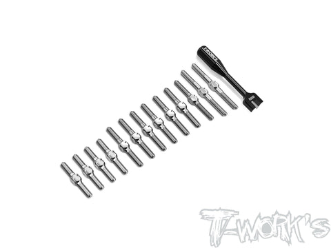 TB-A10MF'26    64 Titanium Turnbuckle Set( For ARC A10 MF-26 )