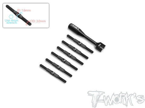 TBB-14B   64 Titanium Turnbuckle Set( For Team Associated Reflex 14B )