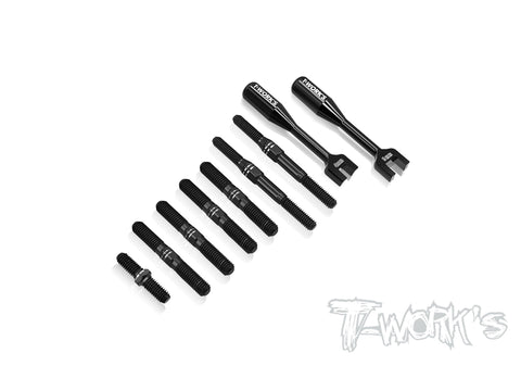 TBB-MP11	64 Titanium Black Coating Turnbuckle Set ( For Kyosho MP11 )