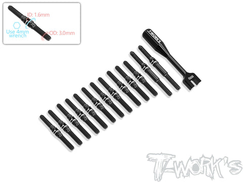 TBB-MTC3	64 Titanium Black Coating Turnbuckle Set( For Mugen MTC3 )