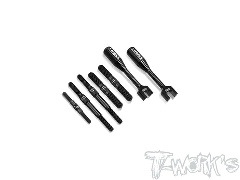 TBB-RC8B3.2 64 Titanium Black Coating Turnbuckle Set( For Team Associated RC8 B3.2)