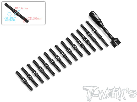 TBB-X4F'26 64 Titanium Black Coating Turnbuckle Set ( For Xray X4F'26 )