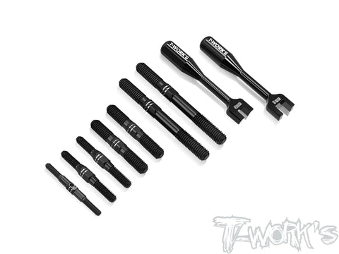 TBB-X5B 64 Titanium Black Coating Turnbuckle Set ( For Hong Nor X5B )