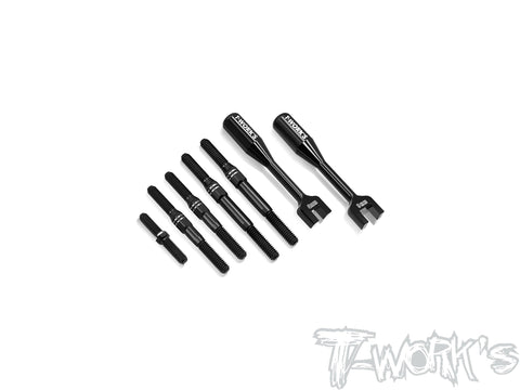 TBB-XB8E'24 64 Titanium Black Coating Turnbuckle Set( For Xray XB8E'24 )