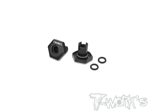 TE-231-SCH-A 6mm Bearing Wheel Hub Axle ( Schumacher Mi9/FT9 ) 2pcs.