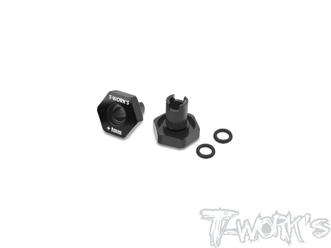 TE-231-SCH-B 6mm Bearing Wheel Hub Axle +1mm ( Schumacher Mi9/FT9 ) 2pcs.