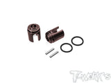 TE-249-Mi9   Spring Steel Light Weight Rear BB Diff. Joint ( For Schumacher Mi9 & FT9) 2pcs.