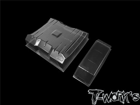 TE-265-1	1/10 Lexan Flat Rear Wing With Center Divider  7" Wide  2pcs.