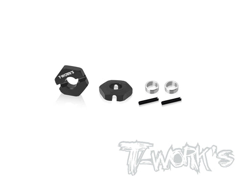TE-266-G	Alum. Front 12mm Hex Adapter ( For Team Associated RC10 4WD )