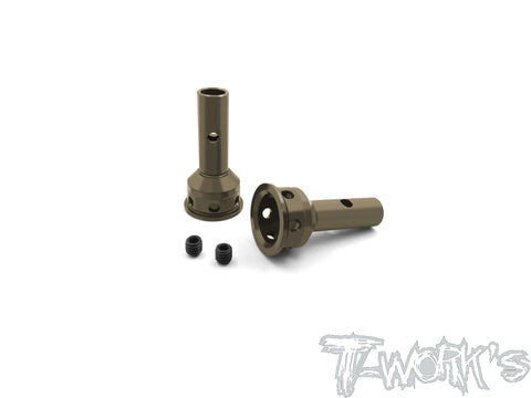 TO-210 Hard Coated Alum. F/R Axle Shaft For Team Associated RC8B3/ RC8B3E/B3.2 2pcs