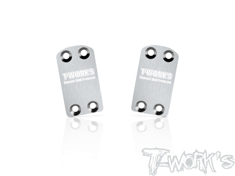 TO-220-B84    Stainless Steel Rear Chassis Skid Protector ( Team Associated RC10 B84/B84D ) 2pcs.