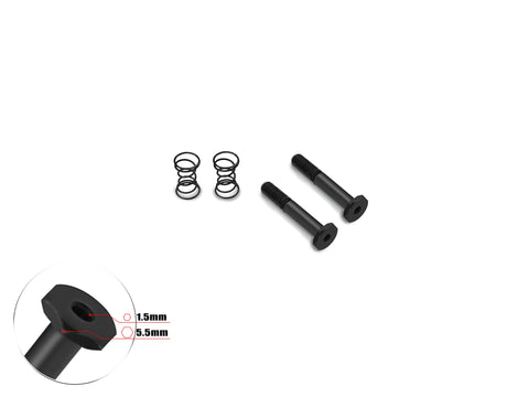 TO-352-D	Thin Head Steel Brake Pad Screw 3 x 18mm With Spring  ( L ) 2pcs.