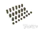 TO-354-B	7075-T6 Hard Coated Alum. Ball Set ( For Kyosho MP11 ) 26pcs.