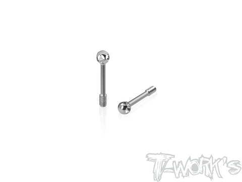 TP-205-F   64 Titanium Adjustable Body Shell Front End Downtravel Screw V2 ( M3 x 21mm) 2pcs. ( Xray, Xpress )