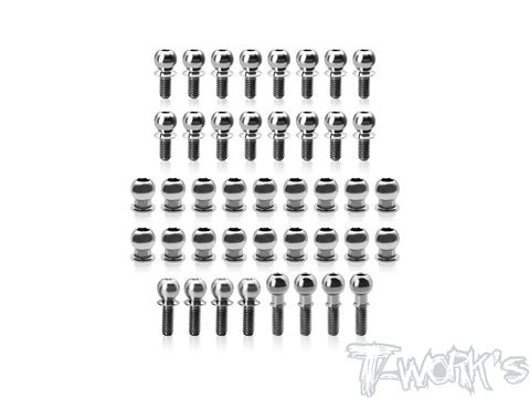 TP-220-TC8    64 Titanium Ball End Set ( For Team Associated TC8 )42pcs.