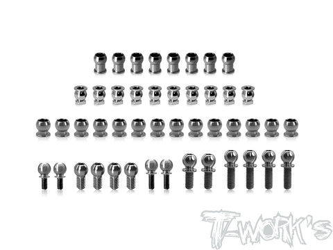TP-220-X4F'26 64 Titanium Ball End Set ( For Xray X4F'26 )46pcs.