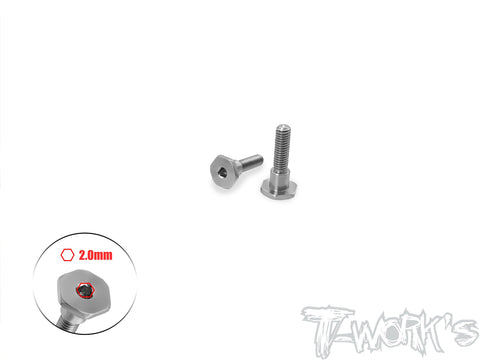 TP-221-B	64 Titanium Steering Pin Screw ( For Hong Nor X5B ) 2pcs.