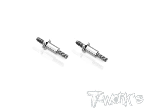 TP-222-A 	 64 Titanium Front Axle ( For Team Associated RC28 ) 2pcs.
