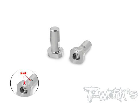 TP-223   64 Titanium King Pin S/L  ( Kyosho MP11 ) 2pcs.