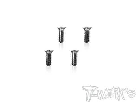 TP-800R-H-8 64 Titanium Centering Lower Head Screw 3 x 8mm ( For Awesomatix A800R/A800RR ) 4pcs.