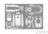 TS-080   3D Graphite Radio Skin Sticker ( For FLYSKY FS-G11P )  6colors
