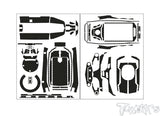 TS-080   3D Graphite Radio Skin Sticker ( For FLYSKY FS-G11P )  6colors