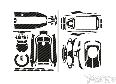 TS-080   3D Graphite Radio Skin Sticker ( For FLYSKY FS-G11P )  6colors