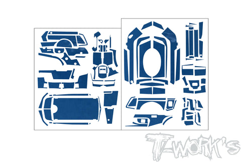 TS-086M    Metal Chrome Radio Radio Skin Sticker ( For Sanwa MT-R )  4 Colors