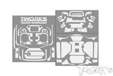 TS-088   3D Graphite Radio Skin Sticker ( For FUTABA T32MZ WC )  6colors
