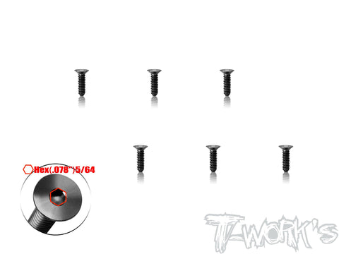 TSS-440C    4/40 Titanium Hex. Countersink Screw