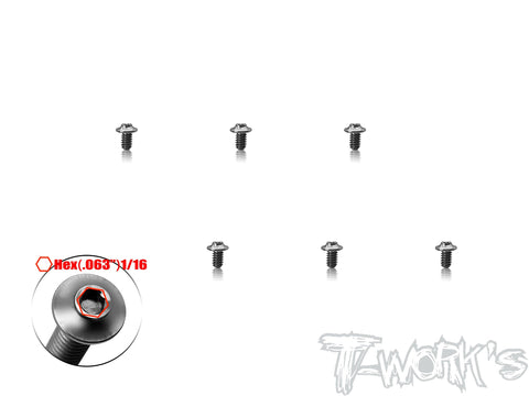 TSS-440U   4/40 Titanium Hex Socket UFO Head Screw