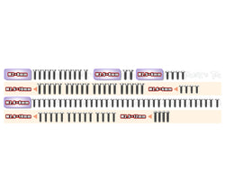 TSSU-14B   64 Titanium Screw set ( UFO Head ) 95pcs. ( For Team Associated Reflex 14B )