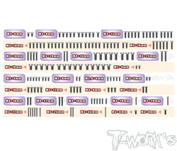 TSSU-MP10Te	64 Titanium Screw set ( UFO Head ) 147pcs. ( For Kyosho MP10Te )