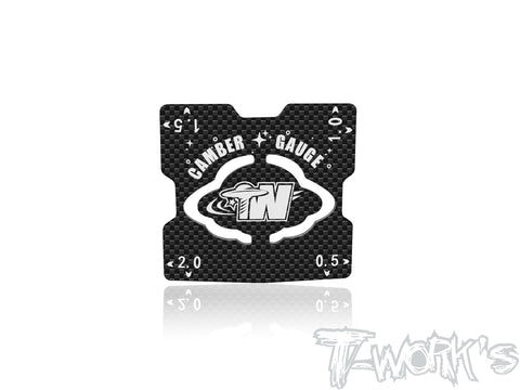 TT-131-B 1/10 Carbon-faced Camber Gauge ( 0.5-2 Degree )