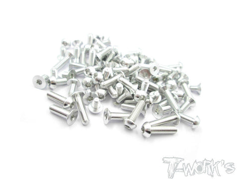 ASS-R1015-S 7075-T6 Silver Screw set 94pcs. For ARC R10 2015