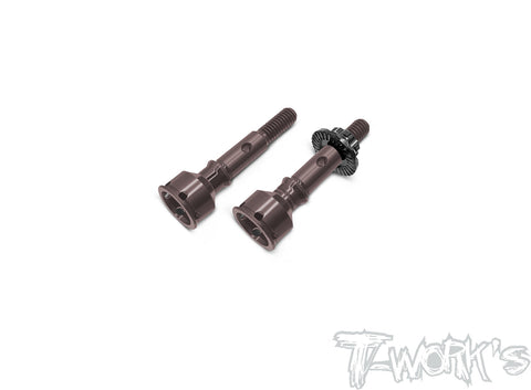 CLA-B74.2-R Steel Rear CVD Left Thread Axle ( For Team Associated RC10 B74.2/ B74.1 )