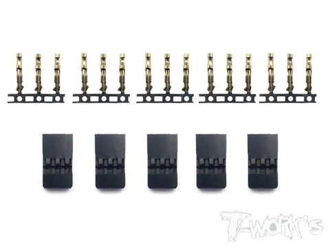 EA-014 Futaba male plug. 5pcs