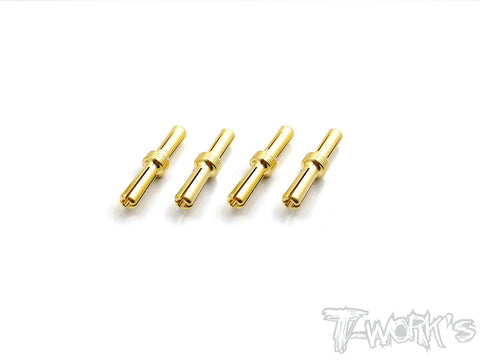 EA-029-4 4mm Gold Plated Dual Battery Plug ( 4pcs. )