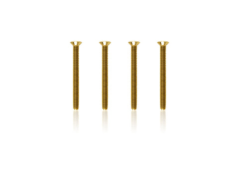 GSS-330C 3mmx30mm Gold Plated Steel Hex. Countersink Screws(4pcs.)