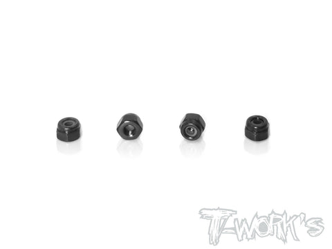 SS-2LN Steel M2 Lock Nuts ( 4pcs. )