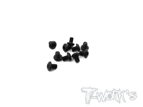 SS-304B 3mmx4mm Hex Socket Button Head Screw(10pcs.)