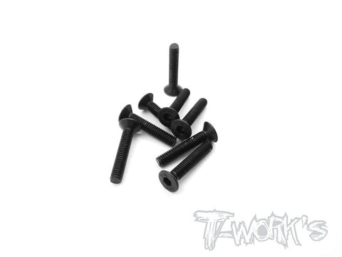 SS-316C 3mmx16mm Hex. Countersink Screw(8pcs.)