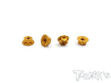 TA-083 Lightweight 7075-T6 Alum Serrated M4 Wheel Nuts 4 pcs