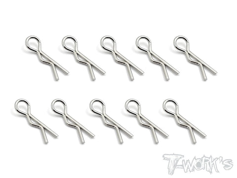 TA-121L Bent Body Clips L 10pcs.