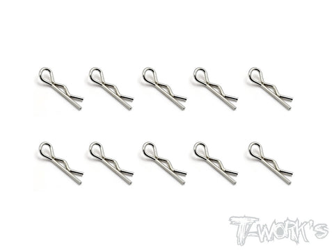 TA-121S Bent Body Clips S 10pcs.
