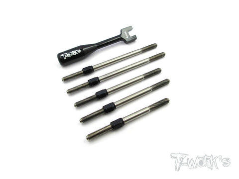 TB-018H Hybrid Titanium Turnbuckle Set For Hong Nor & OFNA NEXX-10
